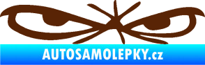Samolepka Oči 002 pravá hnědá