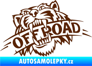 Samolepka Off Road 001  hnědá