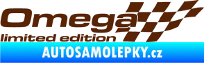 Samolepka Omega limited edition pravá hnědá