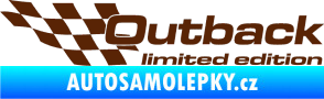 Samolepka Outback limited edition levá hnědá