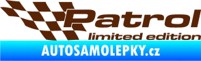 Samolepka Patrol limited edition levá hnědá
