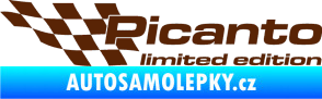 Samolepka Picanto limited edition levá hnědá