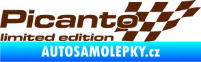 Samolepka Picanto limited edition pravá hnědá