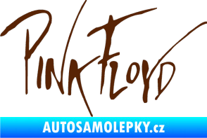 Samolepka Pink Floyd 002 hnědá