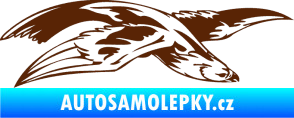 Samolepka Predators 032 pravá hnědá