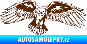Samolepka Predators 077 pravá sova hnědá
