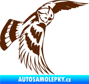 Samolepka Predators 081 pravá sova hnědá