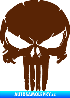 Samolepka Punisher 004 hnědá