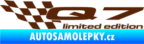 Samolepka Q7 limited edition levá hnědá