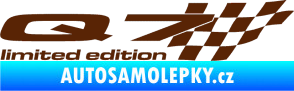 Samolepka Q7 limited edition pravá hnědá