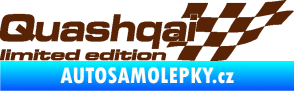 Samolepka Quashqai limited edition pravá hnědá
