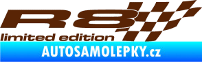 Samolepka R8 limited edition pravá hnědá