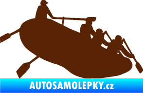 Samolepka Raft 001 pravá hnědá