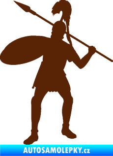 Samolepka Římský voják levá hnědá