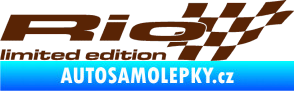 Samolepka Rio limited edition pravá hnědá