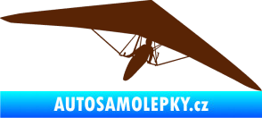 Samolepka Rogalo 001 pravá hnědá