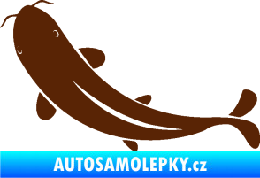 Samolepka Ryba 001 levá hnědá