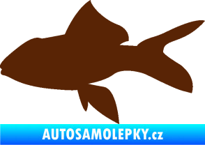 Samolepka Ryba 002 levá hnědá