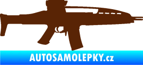 Samolepka Samopal 002 pravá hnědá