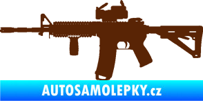 Samolepka Samopal 003 levá hnědá