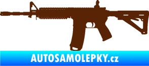 Samolepka Samopal 004 levá hnědá