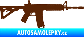 Samolepka Samopal 004 pravá hnědá