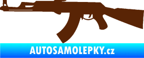 Samolepka Samopal 005 levá hnědá