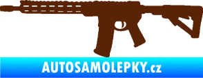 Samolepka Samopal 007 levá hnědá