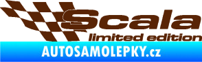 Samolepka Scala limited edition levá hnědá