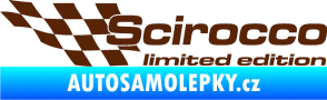 Samolepka Scirocco limited edition levá hnědá