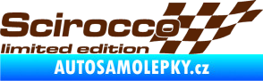 Samolepka Scirocco limited edition pravá hnědá