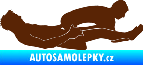Samolepka Sexy siluety 029 hnědá