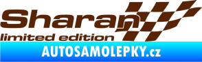Samolepka Sharan limited edition pravá hnědá
