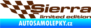 Samolepka Sierra limited edition levá hnědá