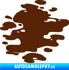 Samolepka Skvrna 001 pravá kaňka hnědá