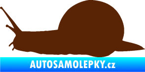 Samolepka Šnek 001 levá hnědá
