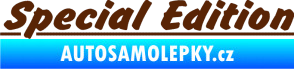 Samolepka Special edition 002 hnědá
