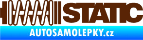 Samolepka Static 001 hnědá