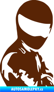 Samolepka Stig pravá hnědá