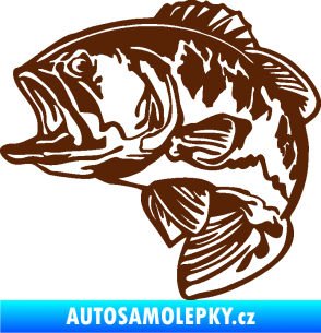 Samolepka Sumec 007 levá hnědá