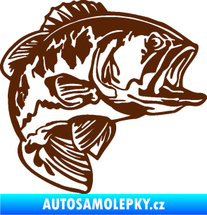 Samolepka Sumec 007 pravá hnědá