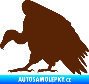 Samolepka Sup 001 levá hnědá