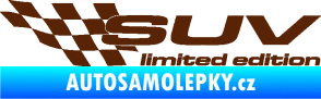 Samolepka SUV limited edition levá hnědá