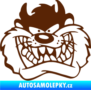 Samolepka Tazman zubatej levá hnědá