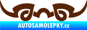 Samolepka Tetování 127 hnědá