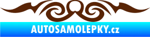 Samolepka Tetování 133 hnědá