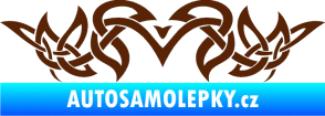 Samolepka Tetování 152 hnědá