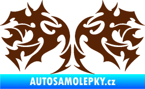 Samolepka Tetování 197 hnědá
