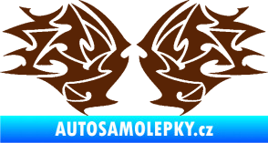 Samolepka Tetování 205 hnědá
