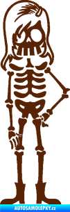 Samolepka The Bone Family Slečna hnědá